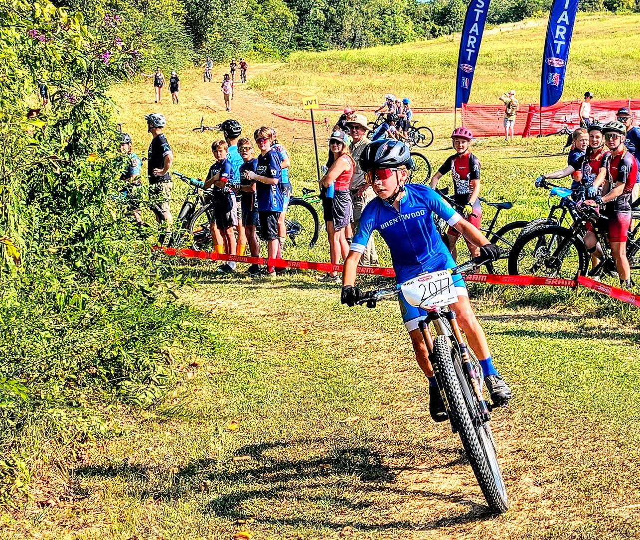 Rider at the start line
